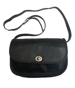 Borsa a tracolla Coach nera vintage 101-12 - Foto 1 di 10