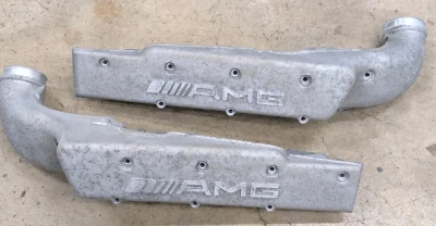 Coletor de entrada de ar Mercedes R230 SL55 CL55 E55 AMG motor compressor conjunto 2 fabricante de equipamento original - Imagem 1 de 4