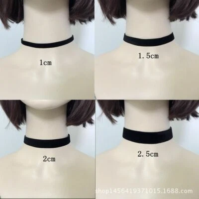 Gargantilla tatuaje encaje retro gótico terciopelo collar collar collares para mujer joyería Foto 1 de 4