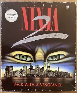 The Last Ninja 2 - Back with a Vengeance / C64 Datasette / System 3 / Tested 💾✅ - Bild 1 von 11
