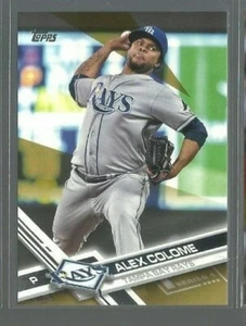 2017 Topps Gold #156 Alex Colome 0681/2017 (ref 57848) - Picture 1 of 1