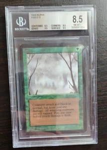 ***1993 MTG Magic The Gathering ALPHA Fog Beckett BGS 8.5 NM MT FREE SHIPPING*** - Picture 1 of 2