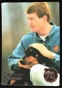 1995 McDonalds Bill Elliott #Mc7 Mans Best Friend tarjeta de carreras llena de acción - Imagen 1 de 2