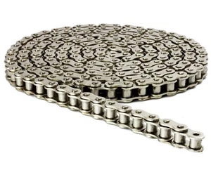 415H Nickel Plated Motorized Chain 98 Links for 49, 60, 66, 80cc Motor Bike - Picture 1 of 1