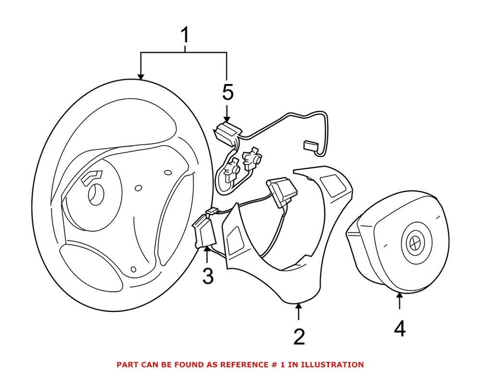 Volante original OEM para BMW M3 2008-2013 Foto 1 de 1
