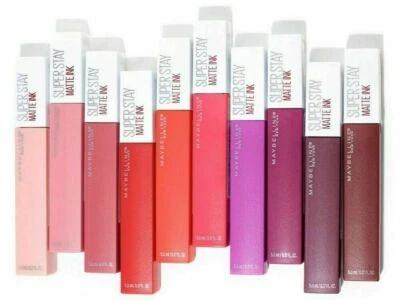 Maybelline Superstay matte Tinte flüssiger Lippenstift authentisch 5 ml - wählen Sie Ihren Farbton