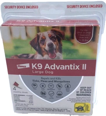K9 Advantix II Large Dog Vet-Recommended Flea, Tick & Mosquito New - Image 1 of 4