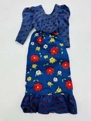 Muñeca Barbie Vintage 1973 #3343 Vestido Campesino Flores Lluvia Foto 1 de 4