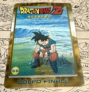 Vintage 1999 Dragon Ball Z Lenticular 3D Card Goku Spirit Bomb Gold Series Italy - Picture 1 of 4