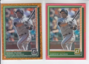 2 - 2025 Donruss MIGUEL TEJADA Óptica Naranja Velocidad + Lámina Roja/250 Orioles #79 - Imagen 1 de 2