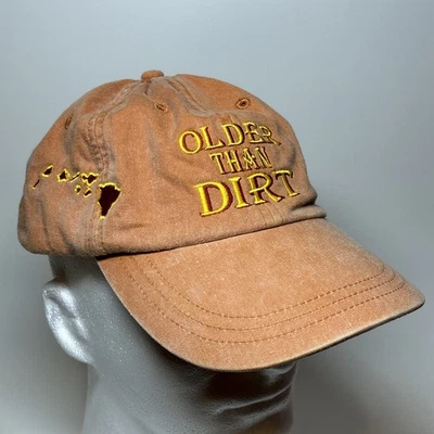 NWT Red Dirt Kauai Older Than Dirt Hawaiian Leather Strap Hat 90’s Dad Hat Cap - Image 1 of 4