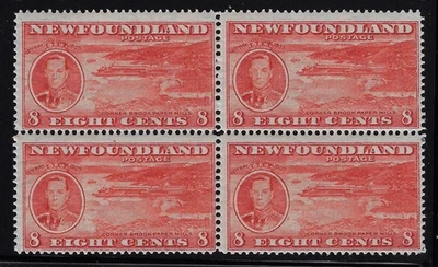 Newfoundland Scott 236  block 4, MNH, CV $12+, VF-XF, Fresh colour    (a8103b - Image 1 of 3
