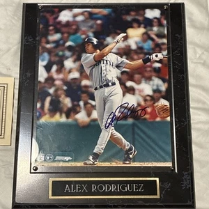 Alex (Arod) Rodriguez Signed 8x10 Photo Plaque / Mounted Memoirs Seattle mariner - Picture 1 of 3