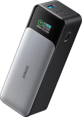 Anker - Power Bank (24000mAh, 140W, 3-Port) - Black - Image 1 of 4