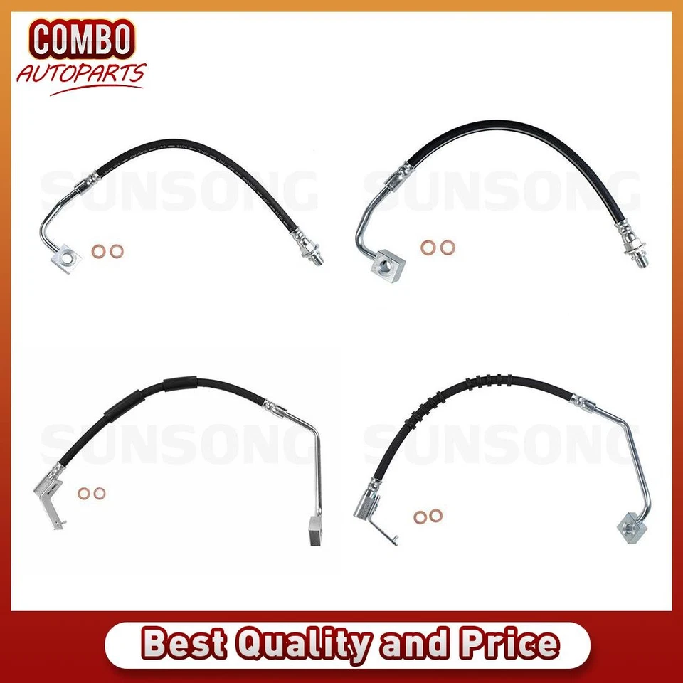 Mangueras hidráulicas de freno delanteras y traseras para Chrysler Concorde 1998 1999 2000 2001 Foto 1 de 4