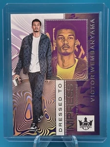 VICTOR WEMBANYAMA - 2024-25 Panini Court Kings Dress To Impress #4 - Picture 1 of 2