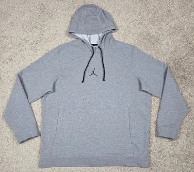 Nike Air Jordan Center Jumpman Sudadera con Capucha Pullover Gris Para Hombre Grande Dri-Fit  Foto 1 de 4