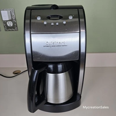 Cuisinart Coffee Maker DGB-600BC Auto Grind & Brew Thermal 10-Cup Tested Works - Image 1 of 4