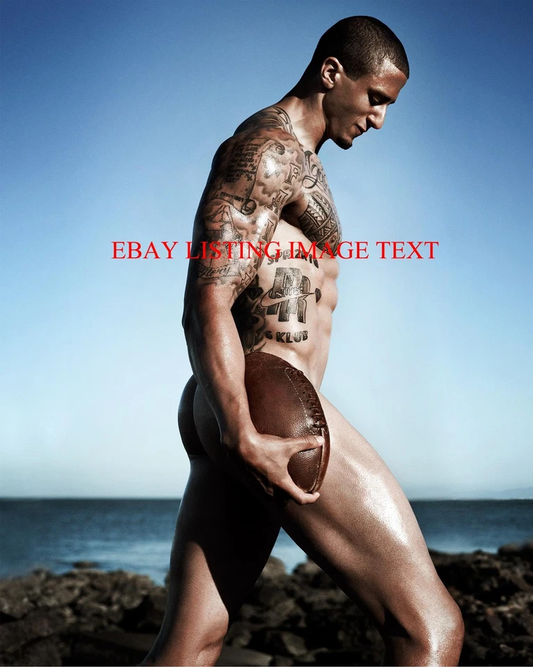 COLIN KAEPERNICK 8x10 ESPN EDICIÓN CORPORAL FOTO TATUAJES SAN FRANCISCO 49ERS QB Foto 1 de 1