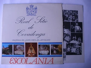 LP ESCOLANIA real sitio de covadonga SPANISH BOYS CHOIR CORO VINILO VINYL - Foto 1 di 1
