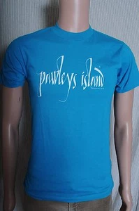 Vintage '80s Pawley's Island teal souvenir touirst t shirt S - Picture 1 of 3