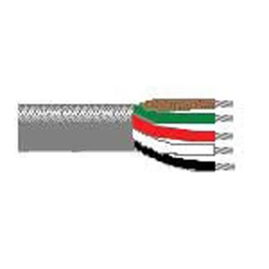 Alambre 5 Conductores Cromo 22 AWG Cadena Sin Blindaje 100 Pies Gris PVC - Imagen 1 de 1