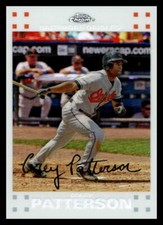 2007 Topps Chrome  Corey Patterson #11 White Refractor /660 Baltimore Orioles