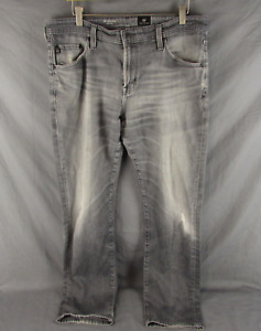 Adriano Goldschmied Jeans Men's 36x31 The Graduate Tailored Leg Distressed Gray