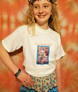 HIppie Kid Grateful Dead T-shirt Dancing Bears Rock Jerry Authentic Tour Tee NOS - Picture 1 of 20