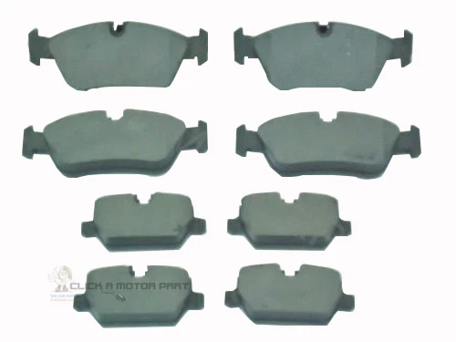 BMW E90 318 2.0 PETROL + DIESEL 2005-2010 FRONT AND REAR BRAKE DISC PADS NEW SET - Image 1 of 1