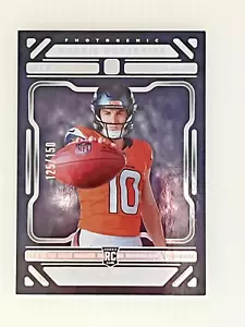2024 Panini Photogenic Rookie Portraits #196 Bo Nix /150/ RC, Denver Bronco - Bild 1 von 2