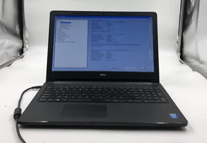 Dell Inspiron 3558 Laptop i3-5015U 2.1GHZ 4GB NO HDD/OS/Battery Bad Keyboard - Picture 1 of 19