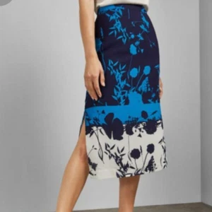 Gonna midi Ted Baker London Bluebell Side Slit nuova con etichette - Foto 1 di 8
