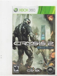 Crysis 2 Xbox 360 MANUAL ONLY Authentic NO TRACKING - Picture 1 of 1