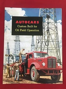 Brochure Autocar Camion Anni 50 �� Funzionamento Campo Petrolifero �� - Foto 1 di 4