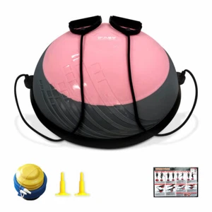 Half Balance Ball Yoga Exercise Ball Trainer Anti Burst Pilates Strength Fitness - Picture 1 of 7