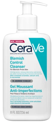 Cerave Blemish Control Cleanser Gel Face Wash for Pores Blemish Prone skin 236ml - image 1 of 4