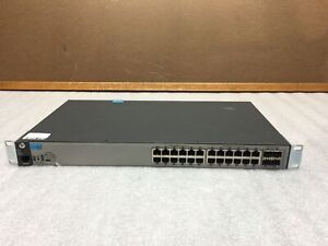 HP Procurve J9776A 2530-24G POE+ 24 Port Rackmount Switch TESTED WORKING