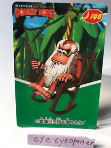 Cranky Kong Super Donkey Kong 2 Karte Nr. 17 1995 BANDAI japanisch Nintendo Amada - Bild 1 von 12