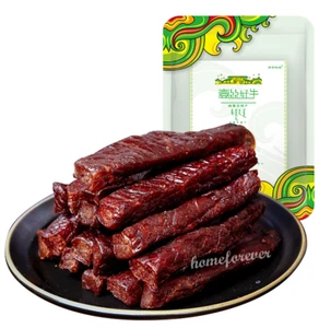 500g x 2 Bags Jiaozi Muchang Spicy Beef Jerky 骄子牧场内蒙古风干手撕牛肉干香辣味零食 独立小包装 - Picture 1 of 4