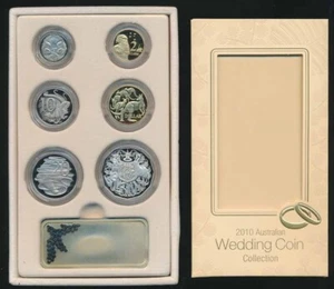 Australia: 2010 Wedding Proof Coin Set. Scarce - Imagen 1 de 3