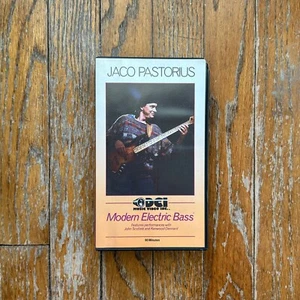 JACO PASTORIOUS Modern Electric Bass 1985 DCI Video VHS Tape - Picture 1 of 7