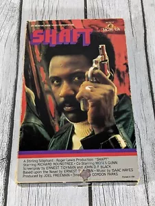 1971 Shaft Ultra Rare Big Box Vhs Tape Action Classic True Original 1st Release - Imagen 1 de 6