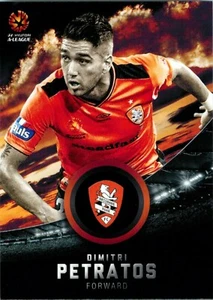 2016 2017 BRISBANE ROAR A-League Card DIMITRI PETRATOS - Picture 1 of 3