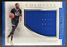 Kevin Durant 2016-17 National Treasures Colossal Game Worn Jersey /30 SSP 
