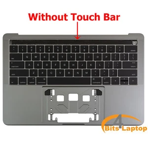 For Apple MacBook Pro A1706 EMC 3163 3071 Grey US Keyboard Housings Topcase - Picture 1 of 3