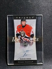 2005-06 Upper Deck Trilogy Ice Scripts Autograph #IS-HO Marian Hossa AUTO