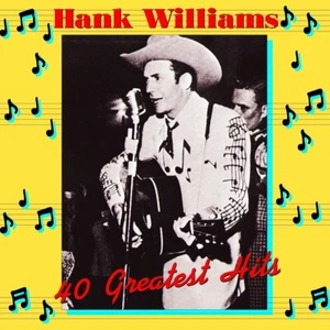 HANK WILLIAMS - 40 GREATEST HITS 2 VINYL LP NEW! - Picture 1 of 1