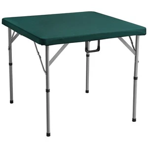 Mahjong Table Fold-in-Half 4-Player Card Table &Wear-Resistant Tabletop 34x34 in - Picture 1 of 11