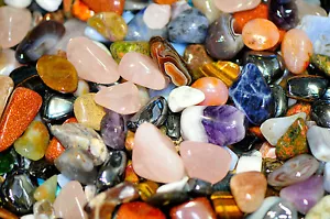 15 LARGE Tumbled Stones Assorted 17-30mm polished crystal Gemstone Healing - Picture 1 of 1